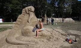 Palangoje - smėlio skulptūrų festivalis