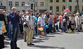 Eitynės su malda "Už gyvybę!"