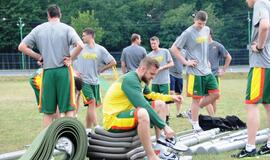 Lietuvos krepšinio rinktinė susirinko į Palangą