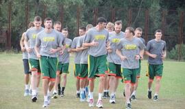 Lietuvos krepšinio rinktinė susirinko į Palangą