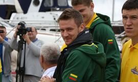 Rinktinės krepšininkai plaukiojo jachtomis