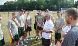 Lietuvos krepšinio rinktinė susirinko į Palangą