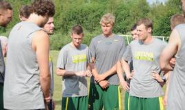 Lietuvos krepšinio rinktinė susirinko į Palangą