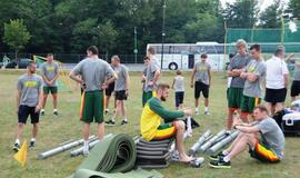 Lietuvos krepšinio rinktinė susirinko į Palangą