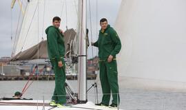 Rinktinės krepšininkai plaukiojo jachtomis