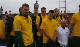 Rinktinės krepšininkai plaukiojo jachtomis