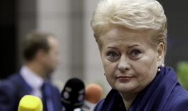 Dalia Grybauskaitė Briuselyje išreiškė paramą Ukrainai