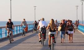 Jūros tiltas tampa pavojingas pėstiesiems