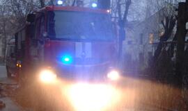 Palangoje naktį degė kavinė