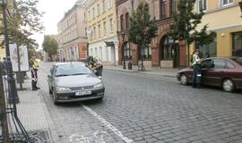 Patruliai darbavosi Tiltų gatvėje