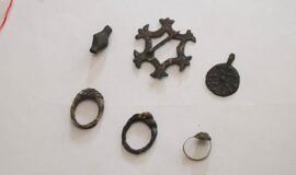 Radiniai Klaipėdos piliavietėje