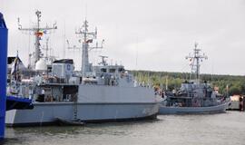 NATO laivai Centriniame Klaipėdos terminale