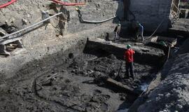 Radiniai Klaipėdos piliavietėje