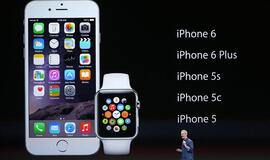 "Apple" pristatė išmanųjį laikrodį ir didesnį "iPhone"