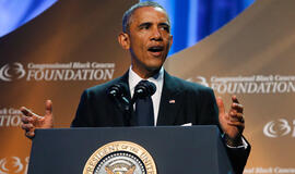 Barakas Obama: JAV žvalgyba nepakankamai įvertino &quot;Islamo valstybę&quot;