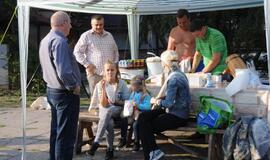 Šventojiškių sueiga aikštėje prie Šventosios kultūros centro