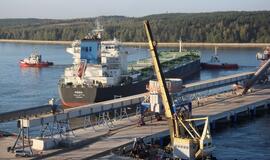 Klaipėdoje pakrautas didžiausias grūdų laivas