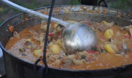 Šventojiškių sueiga aikštėje prie Šventosios kultūros centro