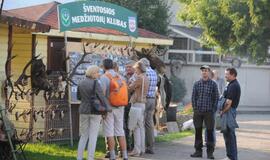 Šventojiškių sueiga aikštėje prie Šventosios kultūros centro