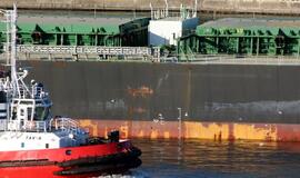 Klaipėdoje pakrautas didžiausias grūdų laivas