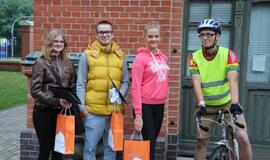 Greičiausieji Klaipėdoje - autobusas ir dviratis