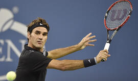 Rodžeris Federeris ir Marinas Čiličius iškopė į "US Open" turnyro pusfinalį