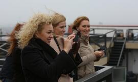 Į Klaipėdą atplaukė laivas-saugykla "Independence"