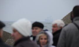 Į Klaipėdą atplaukė laivas-saugykla "Independence"