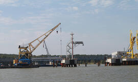 SGD terminalo krantinė paruošta švartavimui