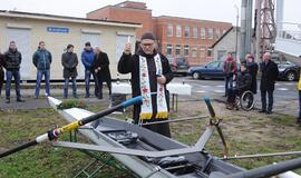 Klaipėdos irklavimo bazėje - krikštynos