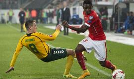 Lietuvos rinktinė 0:4 pralaimėjo šveicarams