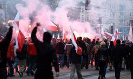 Per Nepriklausomybės dienos minėjimą Varšuvoje policija sulaikė šimtą žmonių