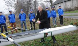 Klaipėdos irklavimo basėje - krikštynos