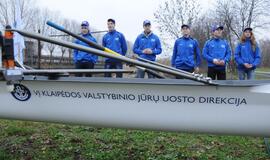 Klaipėdos irklavimo basėje - krikštynos