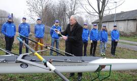 Klaipėdos irklavimo basėje - krikštynos