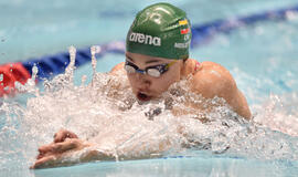Plaukikė Rūta Meilutytė pasaulio taurės varžybas baigė iškovodama bronzos medalį