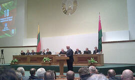 Premjeras dalyvauja Lietuvos ir Baltarusijos forume