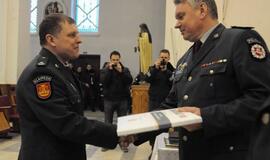 Kūčių išvakarėse pagerbti Klaipėdos policininkai