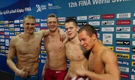Lietuvos plaukikai pasaulio čempionate daugiau nei 9 sek. pagerino šalies rekordą