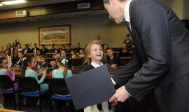 Gabiausių mokinių apdovanojimai