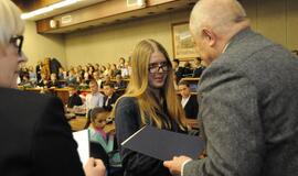 Gabiausių mokinių apdovanojimai