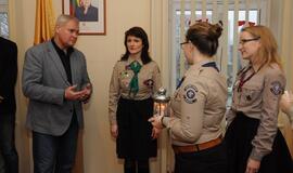 Klaipėdos rotušėje įsižiebė Betliejaus taikos ugnis