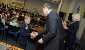 Gabiausių mokinių apdovanojimai