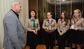 Klaipėdos rotušėje įsižiebė Betliejaus taikos ugnis