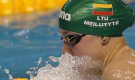 Plaukikė Rūta Meilutytė Anykščiuose pagerino Lietuvos rekordą