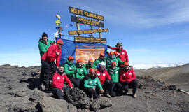 Po transplantacijos operacijų – žygis į Kilimandžaro viršukalnę