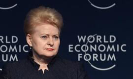 Dalia Grybauskaitė iš Davoso: "Google" nori atidaryti biurą Lietuvoje