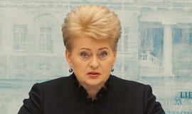 Dalia Grybauskaitė palaiko siūlymą nuo liepos dar didinti MMA