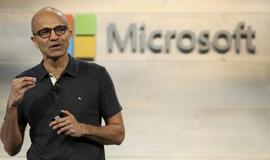 Ketvirtinis "Microsoft" pelnas sumažėjo 10 proc.