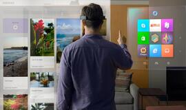 "Microsoft" pristatė naujos kartos "Windows 10" sistemą ir holograminį kompiuterį